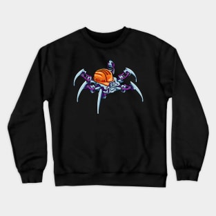 Robot Spider #1 Made By Engineer Crewneck Sweatshirt